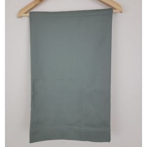 Restoration Hardware 50x83 tab top cotton sage curtain